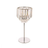 Laura Ashley Vienna Table Lamp Polished Chrome and Crystal